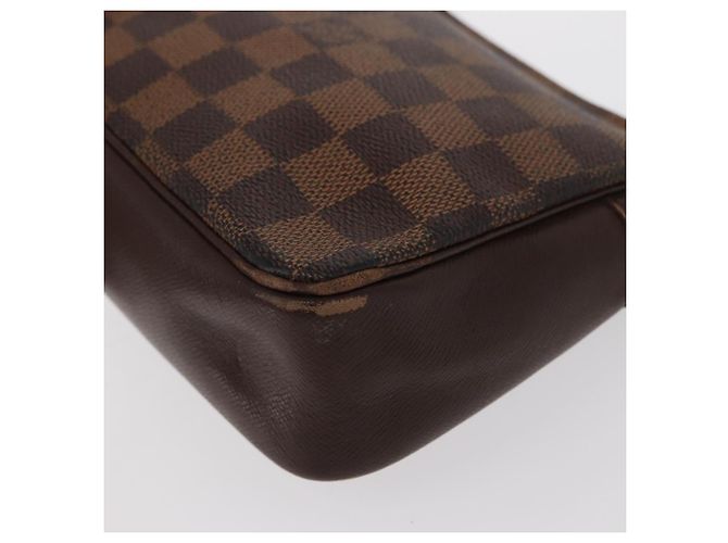 LOUIS VUITTON Pochette per Trucco Damier Ebene N51982 LV Auth 156698 - vista 15