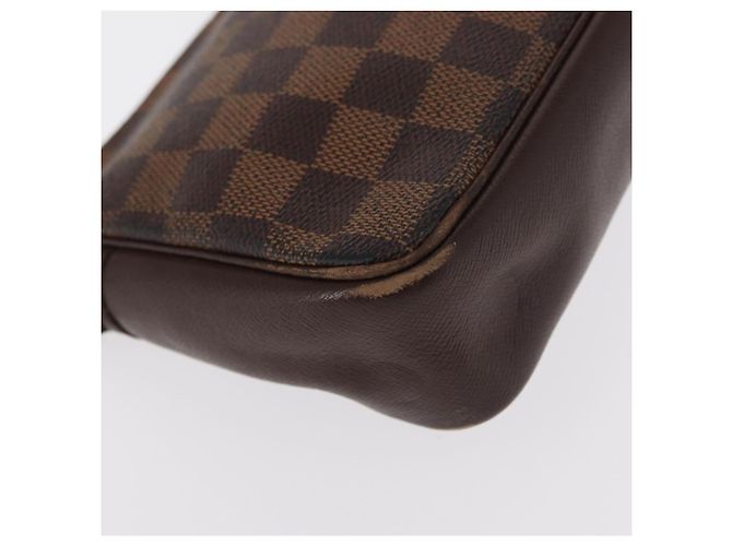 LOUIS VUITTON Pochette per Trucco Damier Ebene N51982 LV Auth 156698 - vista 16