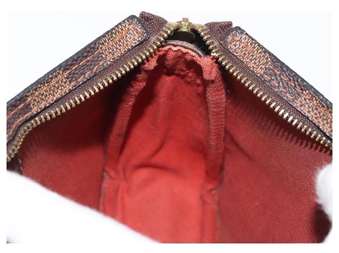 LOUIS VUITTON Pochette per Trucco Damier Ebene N51982 LV Auth 156698 - vista 19