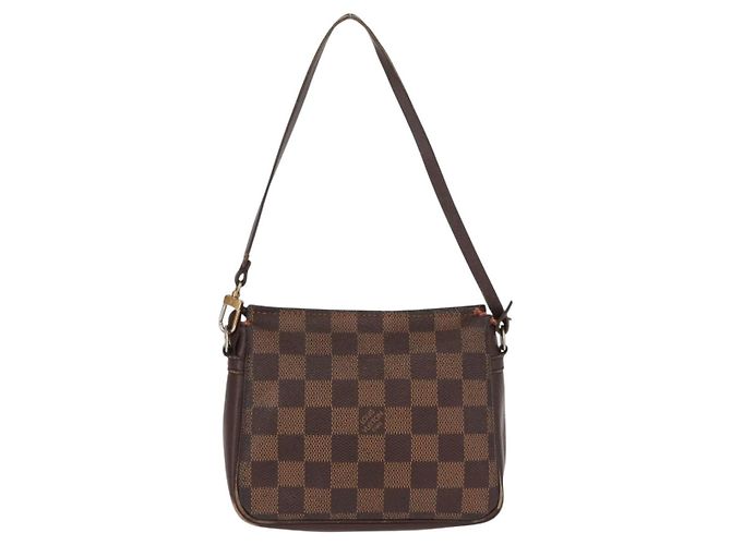 LOUIS VUITTON Pochette per Trucco Damier Ebene N51982 LV Auth 156698 - vista 2