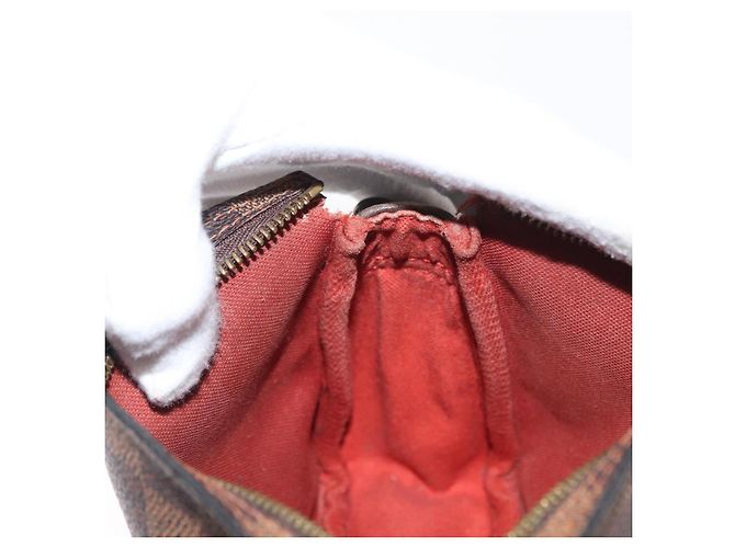 LOUIS VUITTON Pochette per Trucco Damier Ebene N51982 LV Auth 156698 - vista 20
