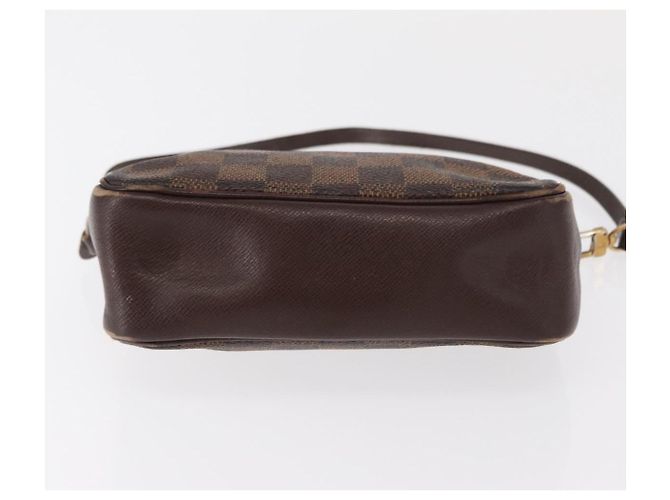 LOUIS VUITTON Pochette per Trucco Damier Ebene N51982 LV Auth 156698 - vista 5