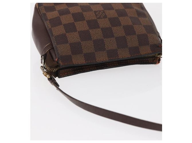 LOUIS VUITTON Pochette per Trucco Damier Ebene N51982 LV Auth 156698 - vista 6