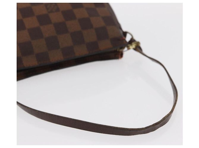 LOUIS VUITTON Pochette per Trucco Damier Ebene N51982 LV Auth 156698 - vista 7