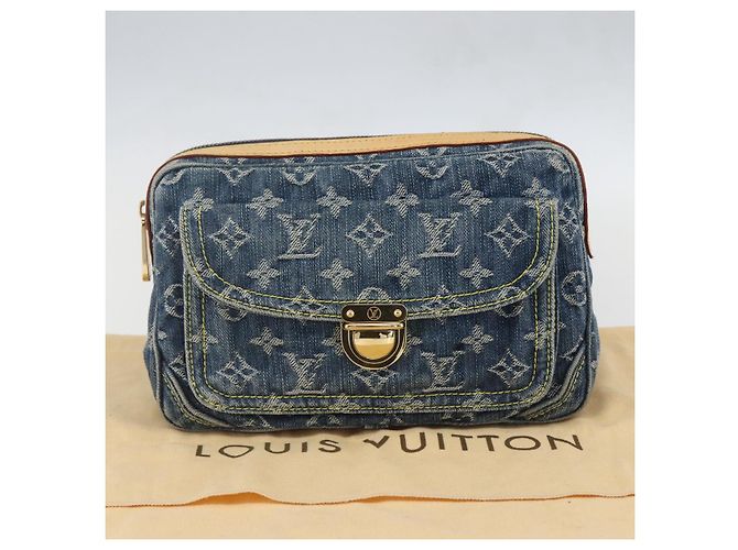 LOUIS VUITTON Monogram Denim Bauchtasche Blau M95347 LV Auth 158895SV - Ansicht 12