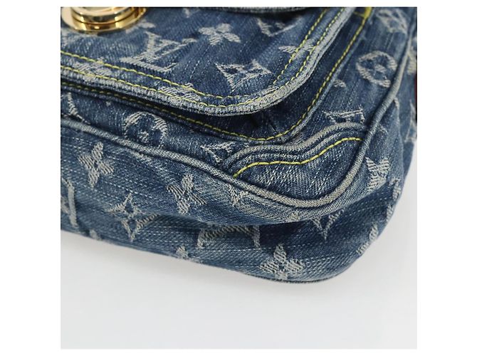 LOUIS VUITTON Monogram Denim Bauchtasche Blau M95347 LV Auth 158895SV - Ansicht 14