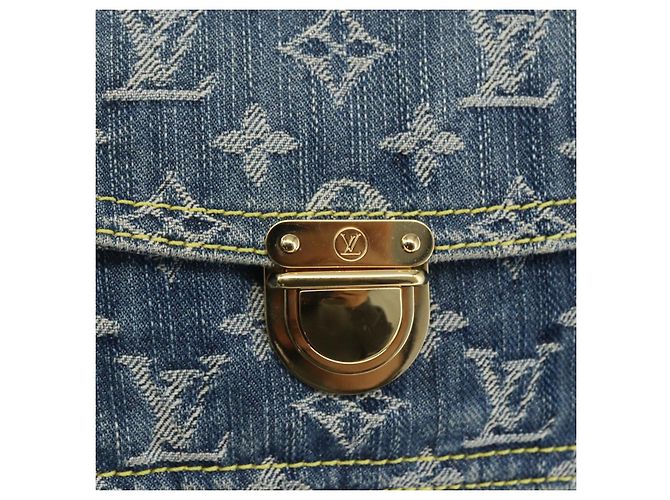 LOUIS VUITTON Monogram Denim Bauchtasche Blau M95347 LV Auth 158895SV - Ansicht 18
