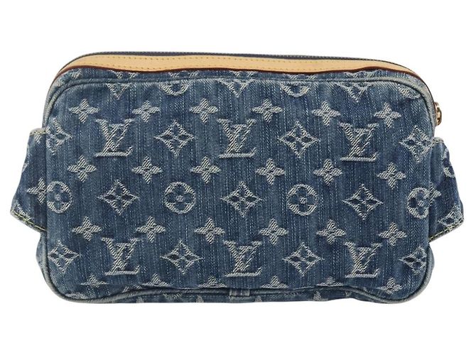 LOUIS VUITTON Monogram Denim Bauchtasche Blau M95347 LV Auth 158895SV - Ansicht 2