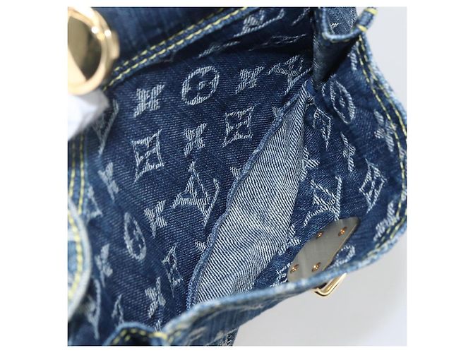 LOUIS VUITTON Monogram Denim Bauchtasche Blau M95347 LV Auth 158895SV - Ansicht 23