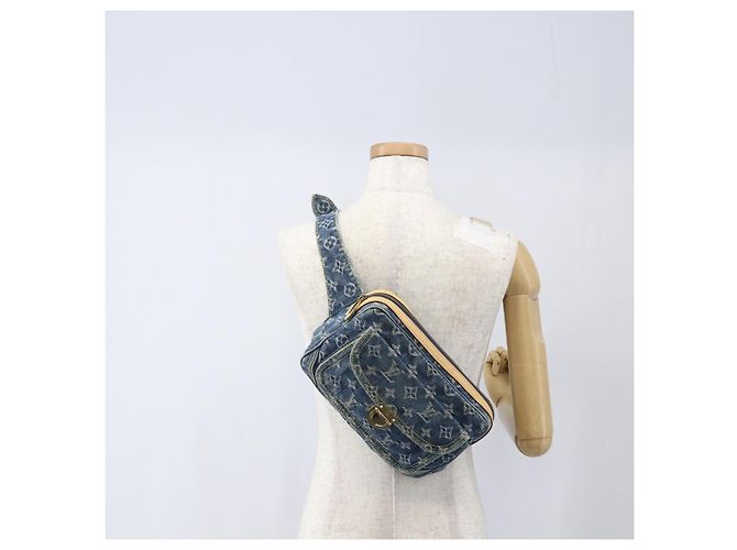 LOUIS VUITTON Monogram Denim Bauchtasche Blau M95347 LV Auth 158895SV - Ansicht 24