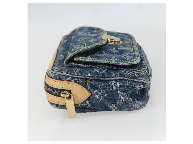 LOUIS VUITTON Monogram Denim Bauchtasche Blau M95347 LV Auth 158895SV - Ansicht 3
