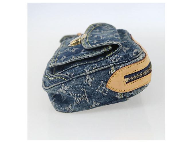 LOUIS VUITTON Monogram Denim Bauchtasche Blau M95347 LV Auth 158895SV - Ansicht 4
