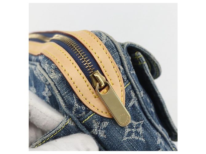 LOUIS VUITTON Monogram Denim Bauchtasche Blau M95347 LV Auth 158895SV - Ansicht 9