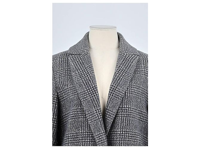 Abrigo de lana gris Chloé Stora - vista 2