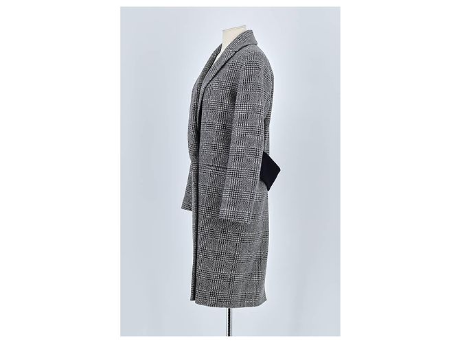 Abrigo de lana gris Chloé Stora - vista 5
