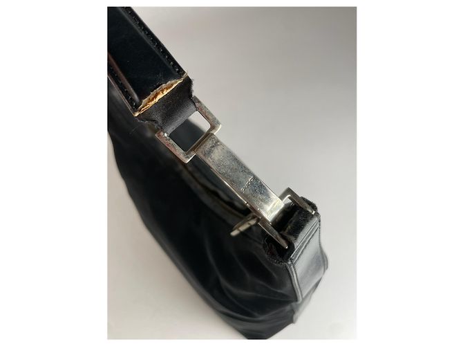Vintage Gucci Handtasche Schwarz - Ansicht 11