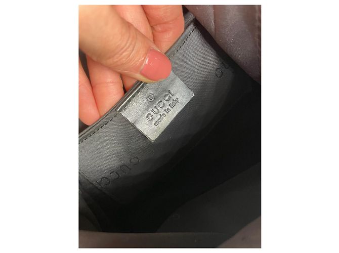 Vintage Gucci Handtasche Schwarz - Ansicht 4