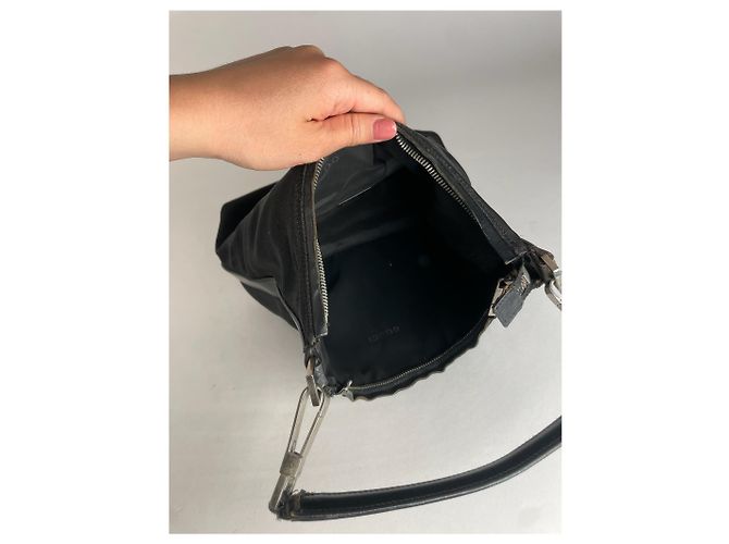 Vintage Gucci Handtasche Schwarz - Ansicht 6