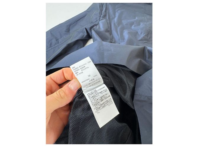 Vintage Courreges Polyester Kurzmantel Marineblau 38/M - Ansicht 10