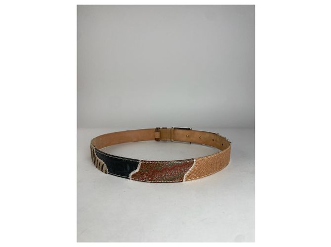 Cintura vintage multi-materiale Etro Multicolore - vista 6