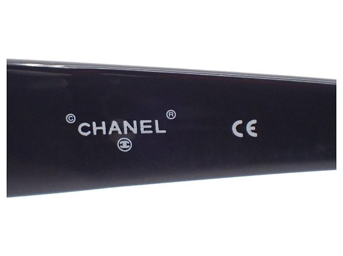 Gafas de sol CHANEL Logo de plástico Negro - vista 6