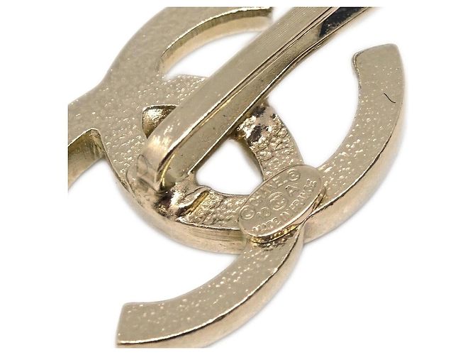 Set di Fermagli per Capelli CC di Chanel in Metallo con Perla Finta D'oro - vista 3