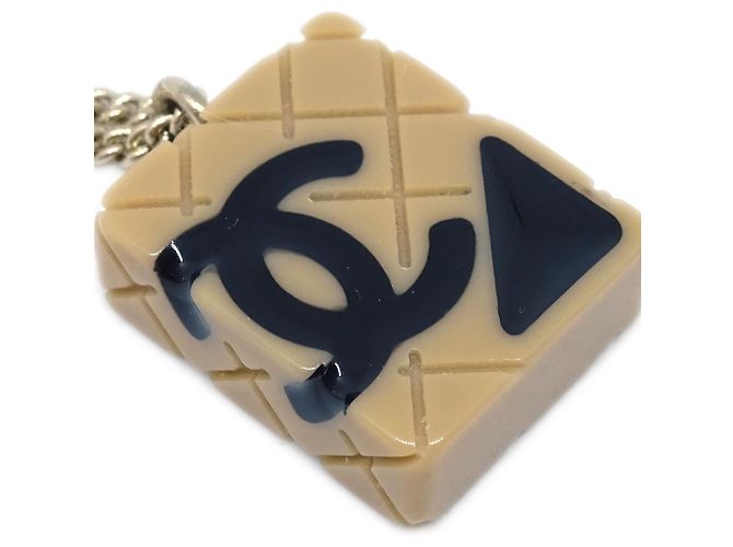 Chanel Vintage Rue Cambon Chain Charm Metal D'oro - vista 3