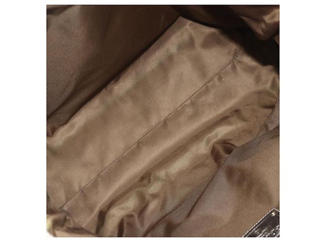 PRADA Borsa a mano in nylon khaki oro Auth 159131 D'oro Cachi - vista 11