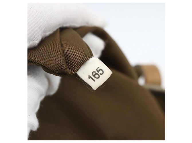 PRADA Borsa a mano in nylon khaki oro Auth 159131 D'oro Cachi - vista 12