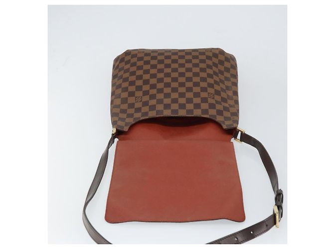 LOUIS VUITTON Borsa a Spalla Musette Damier Ebene N51302 LV Auth BA8827 - vista 10