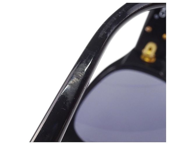 Gafas de sol CHANEL Logo de plástico Negro - vista 5