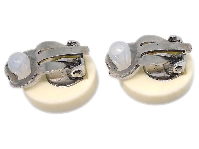 Clip rotonde in metallo Chanel Vintage CC Multicolore - vista 2