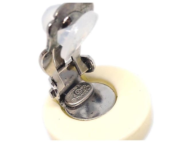 Clip rotonde in metallo Chanel Vintage CC Multicolore - vista 4