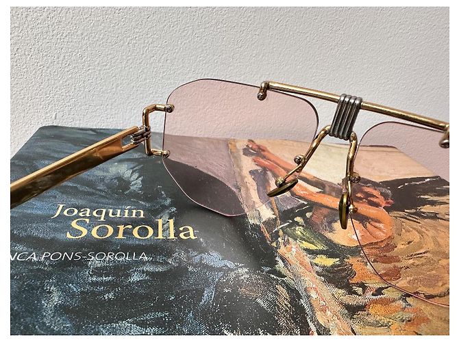 Céline Gafas de sol raras Celine Podium Rosa - vista 10