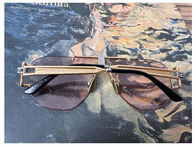 Céline Gafas de sol raras Celine Podium Rosa - vista 14