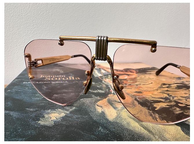 Céline Gafas de sol raras Celine Podium Rosa - vista 3
