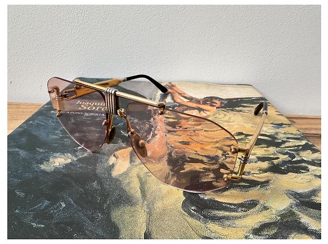 Céline Gafas de sol raras Celine Podium Rosa - vista 4