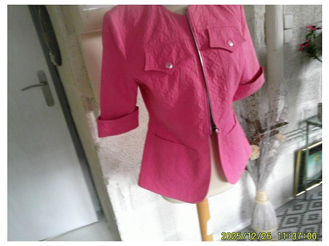 Chaqueta Christian Lacroix Bazar Rosa de Algodón Talla 44 - vista 2