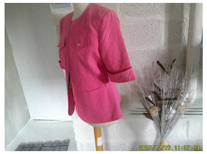 Chaqueta Christian Lacroix Bazar Rosa de Algodón Talla 44 - vista 3