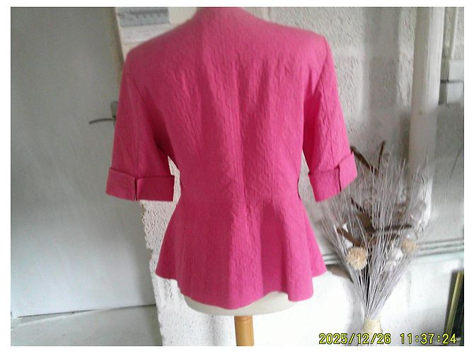 Chaqueta Christian Lacroix Bazar Rosa de Algodón Talla 44 - vista 4
