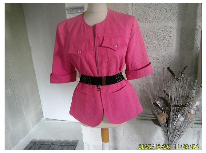 Chaqueta Christian Lacroix Bazar Rosa de Algodón Talla 44 - vista 5