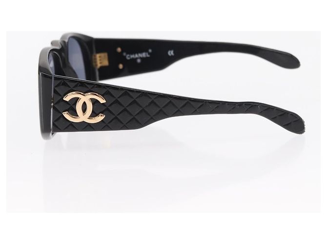 Chanel Logo CC Kunststoff Schwarz - Ansicht 3