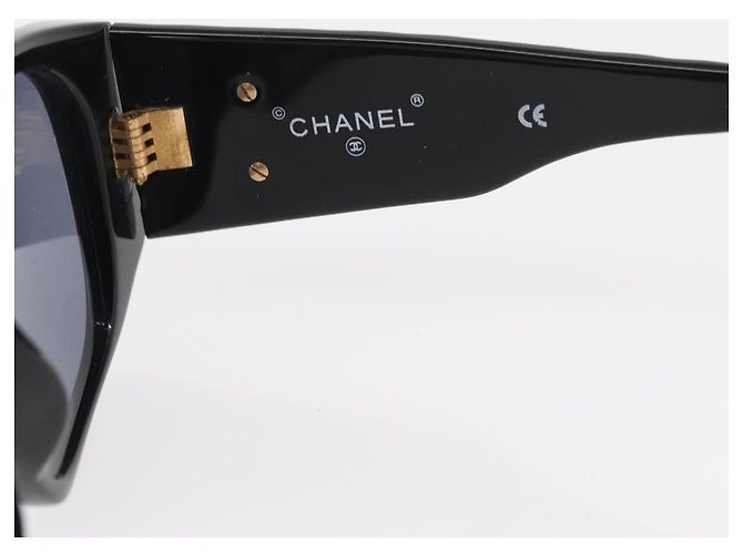 Chanel Logo CC Kunststoff Schwarz - Ansicht 5