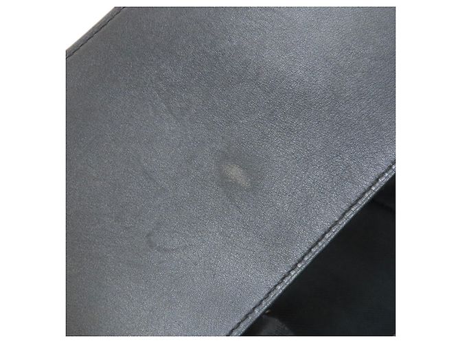 Hermès Valparaiso Long MM Canvas Handtasche Schwarz - Ansicht 12
