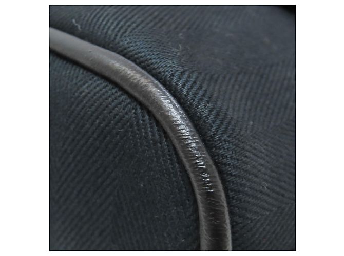 Hermès Valparaiso Long MM Canvas Handtasche Schwarz - Ansicht 21