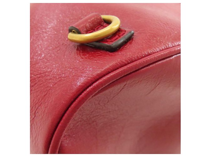 Borsa a Spalla Gucci 550189 GG Marmont Double G Rosso - vista 15
