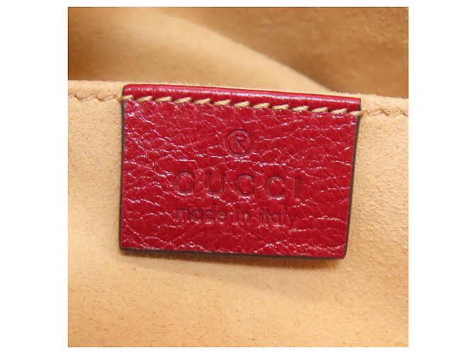 Borsa a Spalla Gucci 550189 GG Marmont Double G Rosso - vista 6