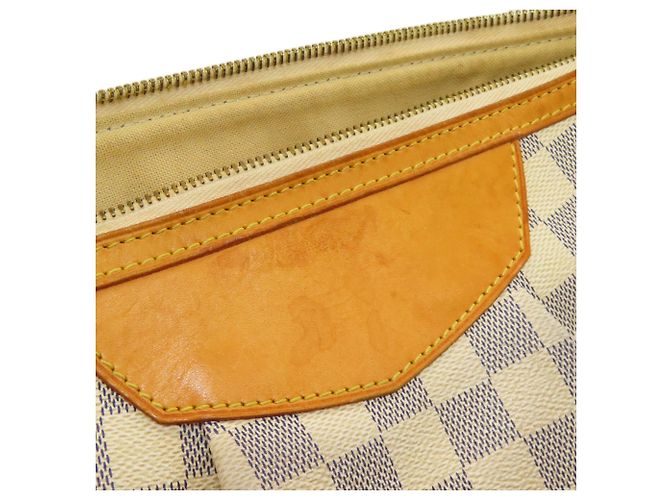 Borsa a Spalla Siracusa PM N41113 di Louis Vuitton Blu Damier ebene - vista 13