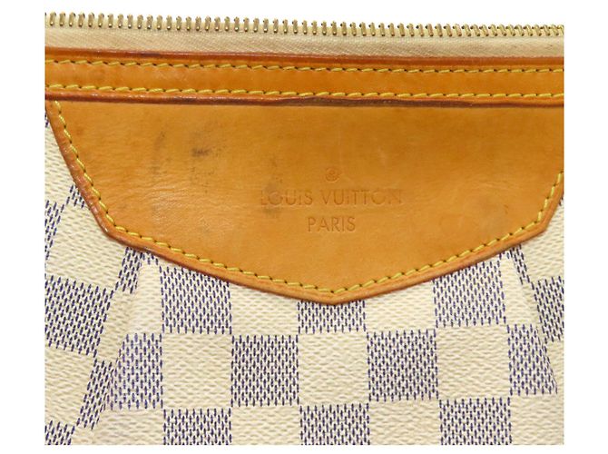 Borsa a Spalla Siracusa PM N41113 di Louis Vuitton Blu Damier ebene - vista 16