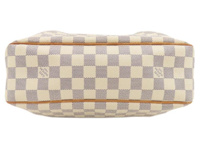 Borsa a Spalla Siracusa PM N41113 di Louis Vuitton Blu Damier ebene - vista 4